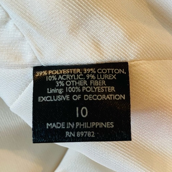 NATORI Birds Of Paradise Jacquard Shimmer Metallic Drop Waist Dress Size 10 NEW - Picture 10 of 12